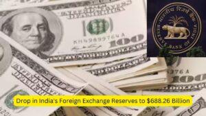 Drop in India's Foreign Exchange Reserves to $688.26 Billion