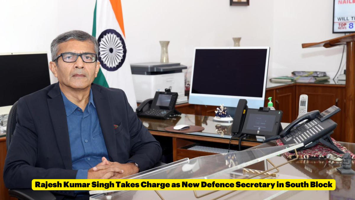 Rajesh Kumar Singh Takes Charge as New Defence Secretary in South Block