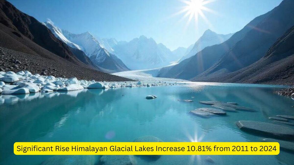 Significant Rise Himalayan Glacial Lakes Increase 10.81% from 2011 to 2024