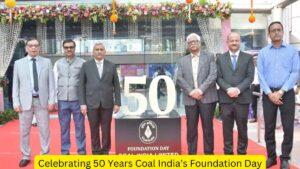 Celebrating 50 Years Coal India’s Foundation Day