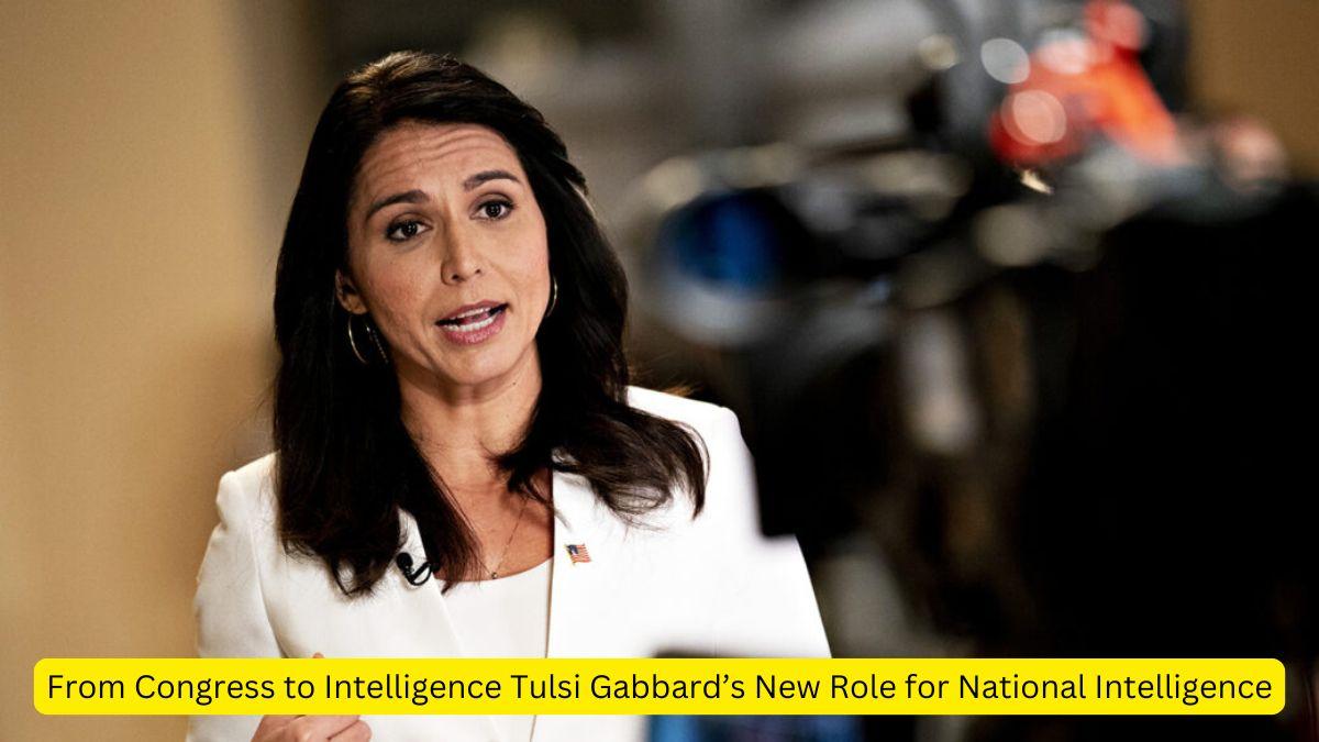 From Congress to Intelligence Tulsi Gabbard’s New Role for National Intelligence