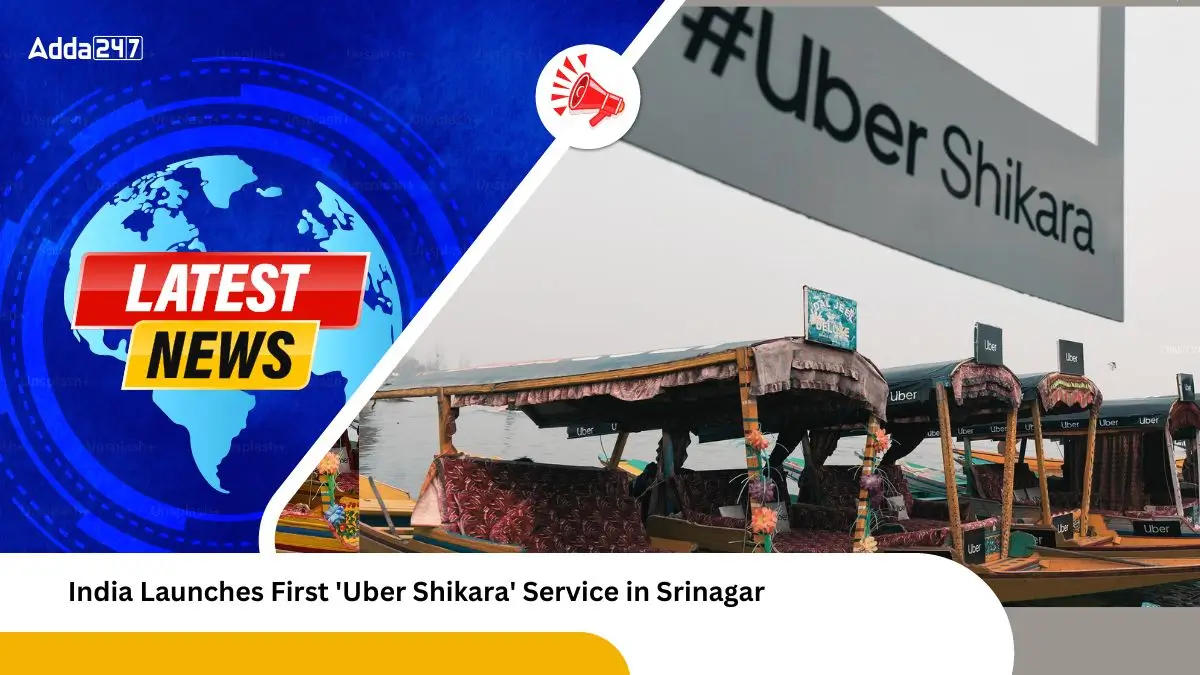 India Launches First 'Uber Shikara' Service in Srinagar