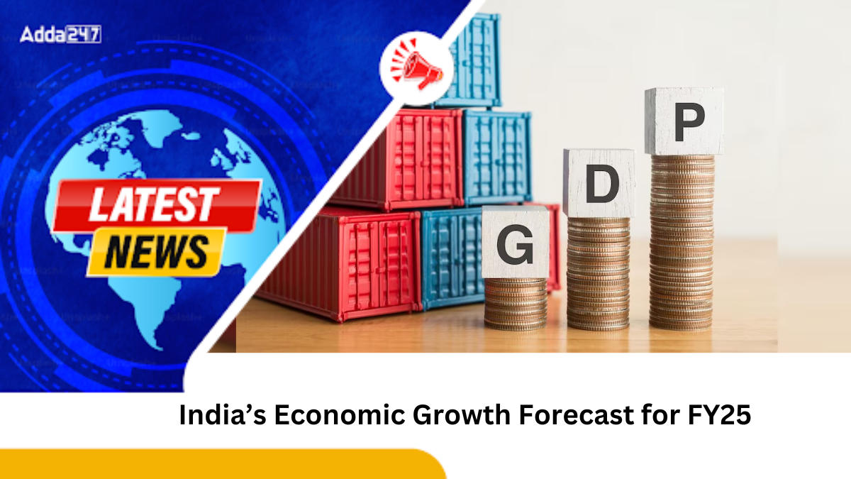 India's Economic Growth Forecast for FY25: 6.5%