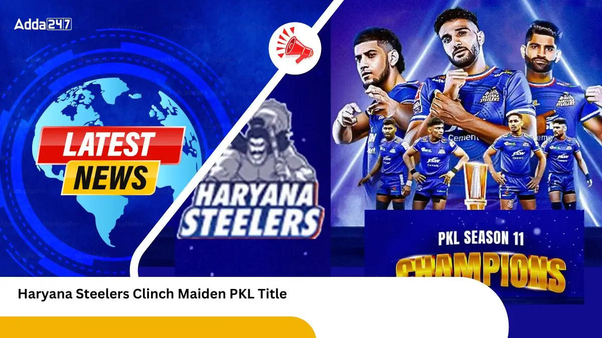 Haryana Steelers Clinch Maiden PKL Title