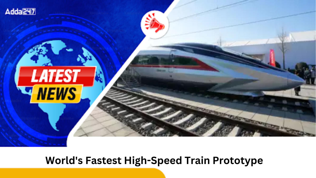 China Unveils World's Fastest High-Speed Train Prototype