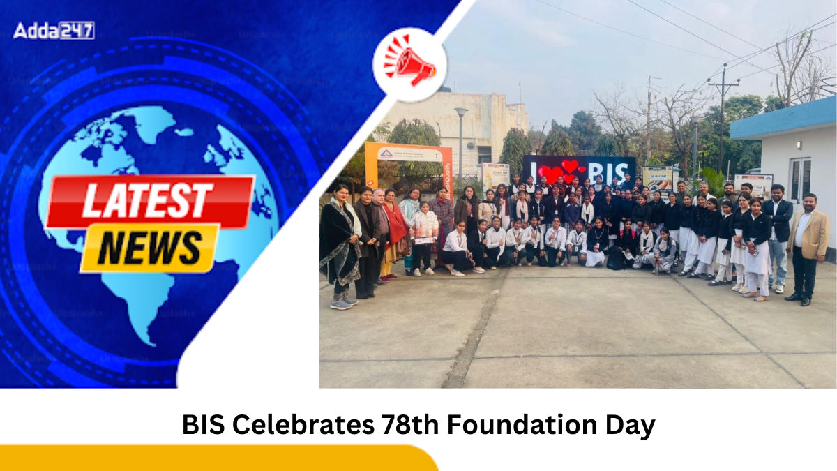 Bureau of Indian Standards (BIS) Celebrates 78th Foundation Day