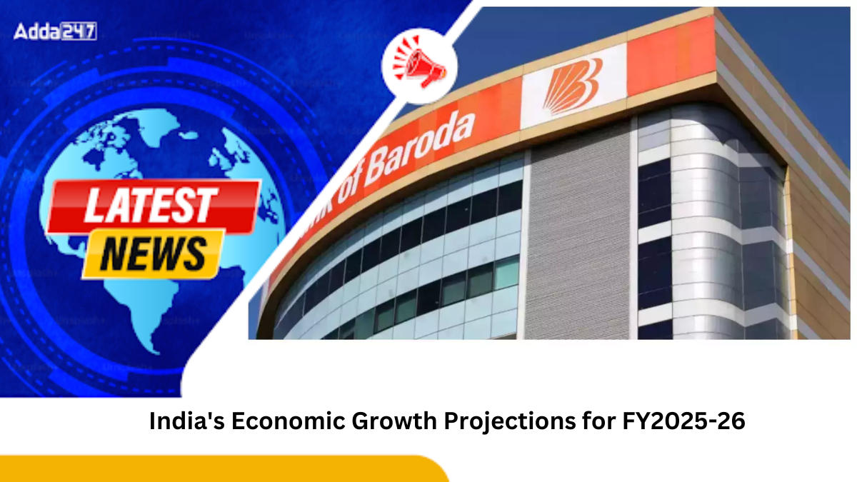 India's Economic Growth Projections for FY2025-26