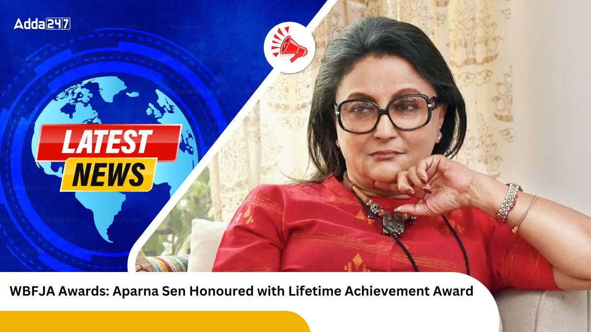 WBFJA Awards Aparna Sen Honoured with Lifetime Achievement Award