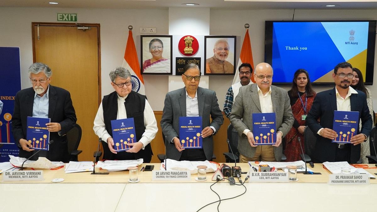 NITI Aayog Unveils Fiscal Health Index 2025 in New Delhi