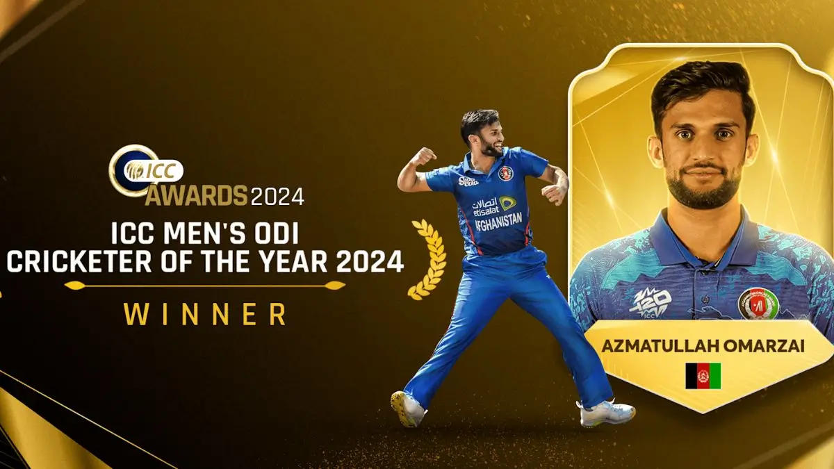 Omarzai Crowned ICC Men's ODI Cricketer of the Year