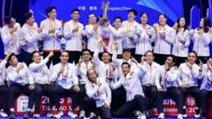 Indonesia Defeats China to Win First Asia Mixed Team Title