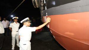 Indian Navy Launches Eighth MCA Barge, LSAM 11