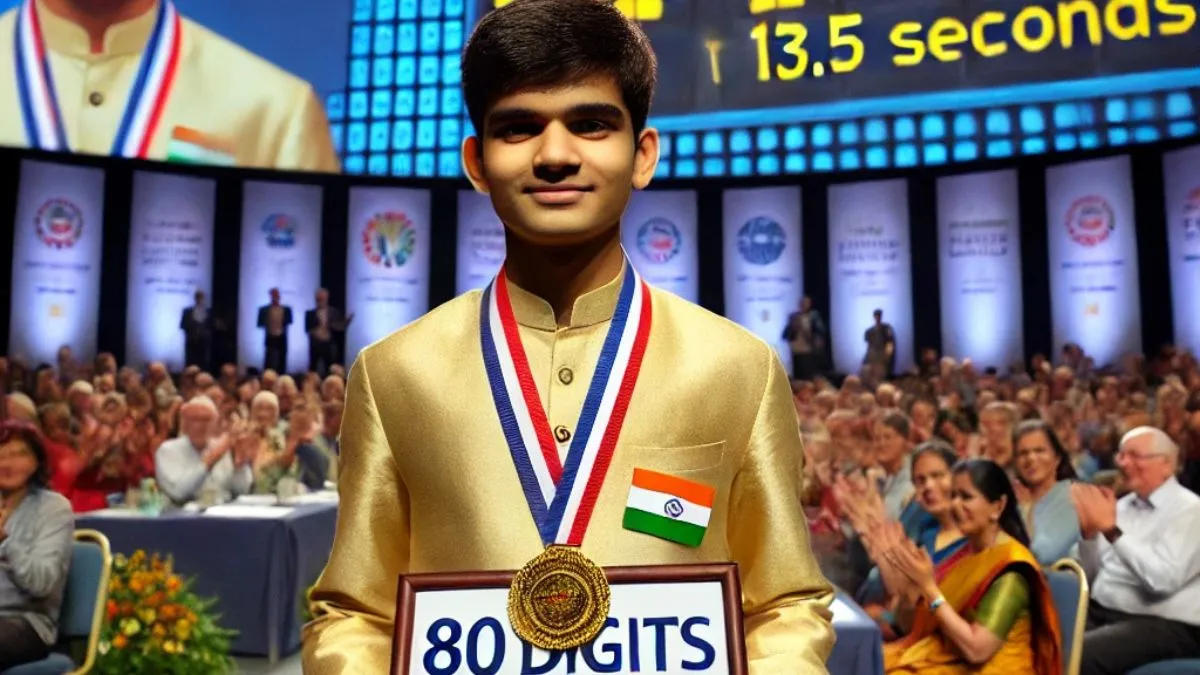 Indian Vishvaa Rajakumar Prodigy Wins Global Memory Championship