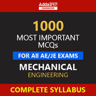 1000 Most Important MCQs For ALL AE/JE Exams Mechanical Engineering By Shivam Sir | Comprehensive E-books by Adda 247
