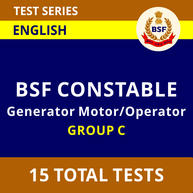 BSF Constable Generator Motor/Operator Group C Online Test Series