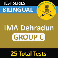 IMA Dehradun Group C 2023 |  Online Test Series By adda247
