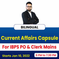 Current Affairs Capsule | For IBPS PO & Clerk Mains | Live Class_40.1