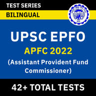 UPSC EPFO APFC 2022 Online Test Series