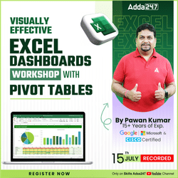 Visually Effective Excel Dashboards Course with Pivot Tables | Video Course By Adda247