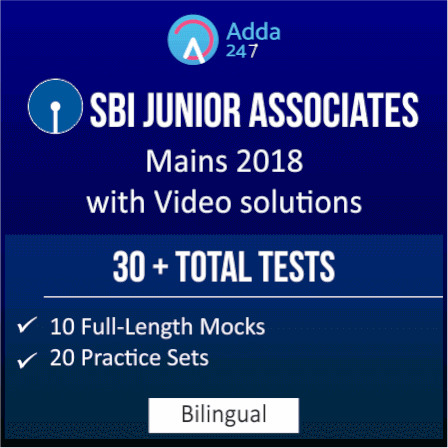 SBI Junior Associates Mains 2018 Online Test Series |_3.1