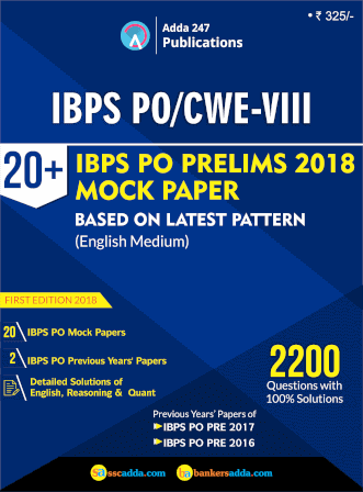 20+ IBPS PO Prelims 2018: Mock Test Papers | Pre-Book Now!! |_3.1