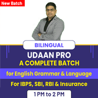 Udaan Pro | A Complete Batch for English Grammar & Language | For IBPS, SBI, RBI & Insurance Online Live Classes By Adda247