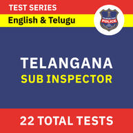 Telangana Sub-Inspector Online Test Series in English and Telugu By Adda247
