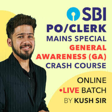 SBI PO/Clerk Mains Special GA Crash Course By Kush Sir (Online Live Classes) |_3.1