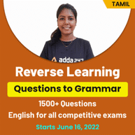 Reverse Learning | English Batch | Let’s learn in Tamil | Online Live Class by ADDA247
