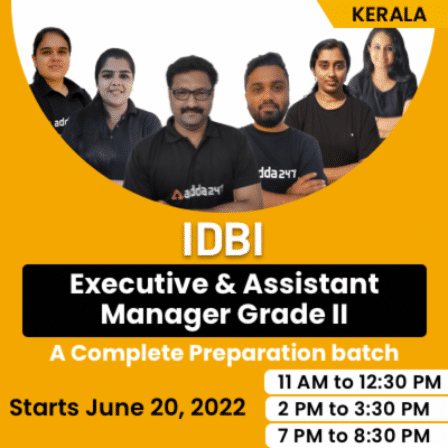 IDBI ASSISTANT MANAGER GRADE II & EXECUTIVE | Malayalam | Online Live Classes from Adda247
