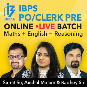 IBPS PO/Clerk Pre Batch By Sumit Sir, Anchal Ma'am and Radhey Sir (Online Live Classes) | Latest Hindi Banking jobs_3.1