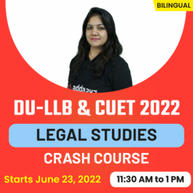DU-LLB & CUET 2022 Legal Studies Online Live Classes | Crash Course Batch By Adda247