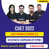 CUET 2022 | Section-2 Science Domain Subjects Online Live Classes | Crash Course 2.0 Batch By Adda247