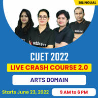 CUET 2022 | Section-2 (Arts Domain Subjects Online Live Classes | Bilingual Crash Crouse 2.0 Batch By Adda247
