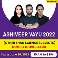 AGNIVEER VAYU 2022 (Other than Science Subjects) | Indian Air Force 2022 Live Classes By Adda247