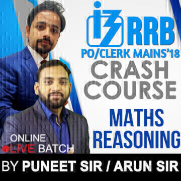 IBPS RRB PO/Clerk Mains 2018 Crash Course For Maths (Arun Sir) and Reasoning (Puneet Sir) |_3.1