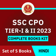SSC CPO Tier-I & II 2023 Complete Books Kit(Hindi Printed Edition) by Adda247