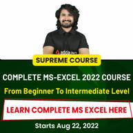 COMPLETE MS-EXCEL 2022 COURSE | From Beginner To Intermediate Level | Learn Complete MS Excel Video Course By Adda247