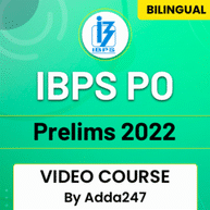 IBPS PO Prelims 2022 Video Course By Adda247 Video Course By Adda247