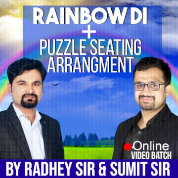 Rainbow DI + Puzzle Seating Arrangement By Sumit Sir & Radhey Sir (Live Classes) |_3.1