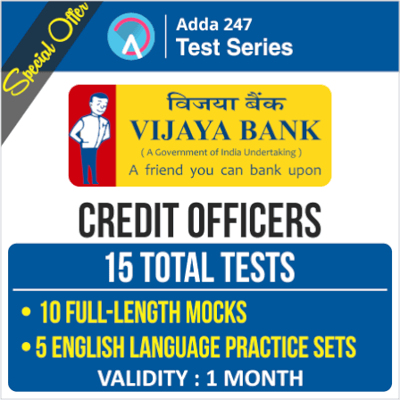 Special Offer Test Series: Vijaya Bank Credit Officers & Indian Bank PO Mains Exam 2018 Online Test Series |_4.1