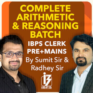 Complete Arithmetic & Reasoning Batch for IBPS Clerk Pre+Mains 2018 (Live Classes) | Last 50 Seats Are left Join Now!! |_3.1