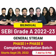 SEBI Grade A 2022 | General Stream | Phase I + Phase II Complete Foundation Batch | Online Live Classes By Adda247