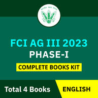 FCI AG III Phase-I 2023 Complete Books Kit(English Printed Edition) By Adda247