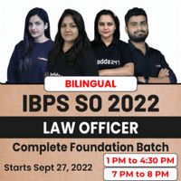 IBPS SO Law Officer Syllabus 2022 Detailed Syllabus & Exam Pattern_50.1