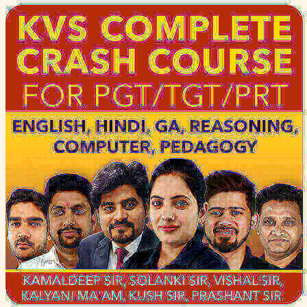 KVS Complete Crash Course For PGT/TGT/PRT English/Hindi GA, Reasoning, Computer, Pedagogy By Vishal Sir, Kalyani Ma'am, Kush Sir, Kamaldeep Sir, Solanki Sir, Prashant Sir (Live Classes) | Latest Hindi Banking jobs_3.1