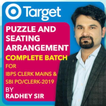 Puzzle and Seating Arrangement Complete Batch for IBPS Clerk Mains and SBI PO/Clerk-2019 (Live Classes)| 50 Seats Extended |_3.1
