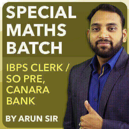 Special Maths Batch for IBPS Clerk/SO Pre, Canara Bank By Arun Sir (Live Classes) |_3.1