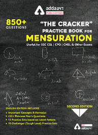 The Cracker Practice Book for Mensuration (In English Printed Edition)