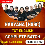 HARYANA (HSSC) TGT English Complete Batch | Hinglish | Live Classes By Adda247